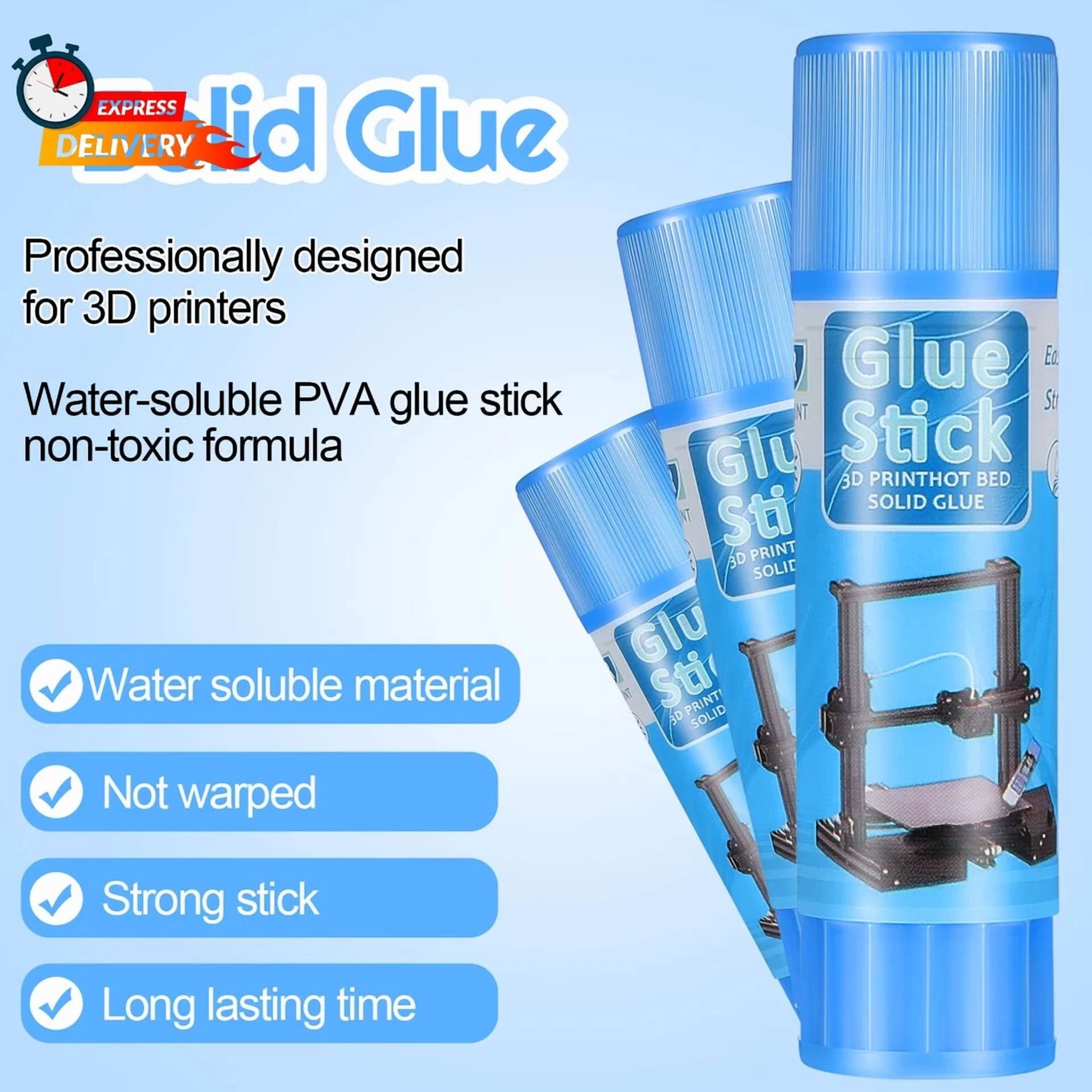 CRESTIN- Outus 3D Printer Glue Sticks Pvp Solid Glue Sticks For 3D Printer Hot Bed Removi