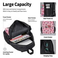 thumbnail image 4 of Disketp Haear Strawberry Large Capacity Backpack Lunch Bag Pencil Case Combination 3 Piece Set for Student, 4 of 7