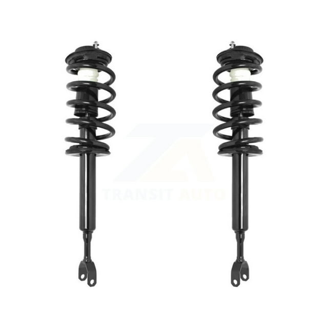 Transit Auto Front Complete Suspension Shocks Strut and Coil Spring Mount Assemblies Kit for Car Volkswagen Passat Audi A6 Quattro - Left Right Side (Driver Passenger) K78A-100105