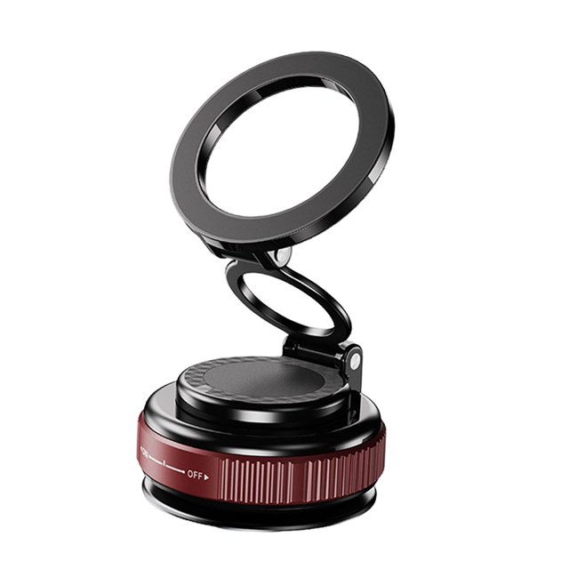 Soporte para teléfono de coche, accesorio para coche, retráctil, giratorio, plegable, para teléfono Rojo
