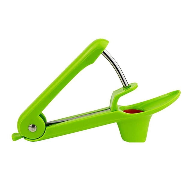 Bearachild Cherry Pitter Stone removedor de semillas de frutas de acero inoxidable Corer Stoner Ding Bar Hotel restaurante accesorios de cocina Cocina y Comedor Verde