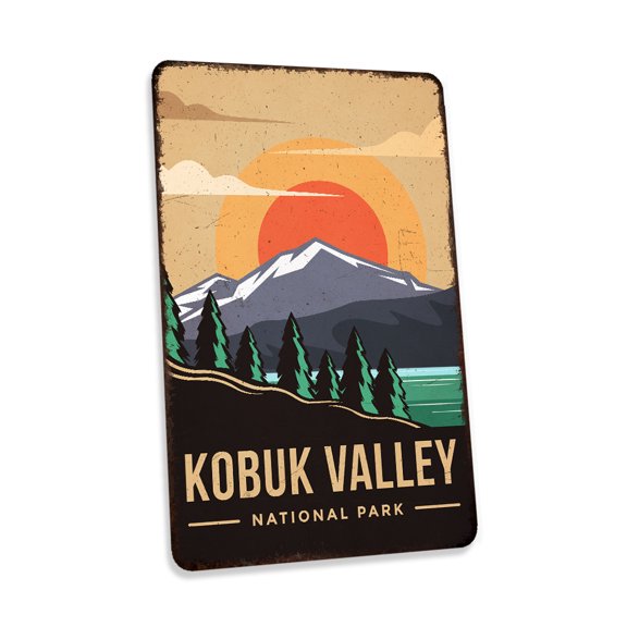 Kobuk Valley National Park Sign Vintage Looking Decorative Signs Home Décor Gift 8x12 Gloss 208120086024