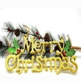 thumbnail image 4 of Luoshdecor Merry Christmas Signs, Letter Xmas Tree Ornaments,Plastic Hanging Glitter Signs Gold Silver Decorations for Tree Fireplace 7.5 in, 4 of 5