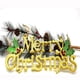 thumbnail image 5 of Tarjeta de felicitación navideña brillante de 19 cm, adorno colgante para árbol de Navidad, decoración festiva para el hogar, regalo de Navidad, diseño plegable, material acrílico, para sala, 5 of 8