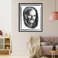 thumbnail image 3 of Historic Framed Print, [George Santayana, head-and-shoulders portrait, facing right].George Biddle., 17-7/8" x 21-7/8", 3 of 9