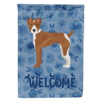 Rat Terrier Welcome Garden Flag