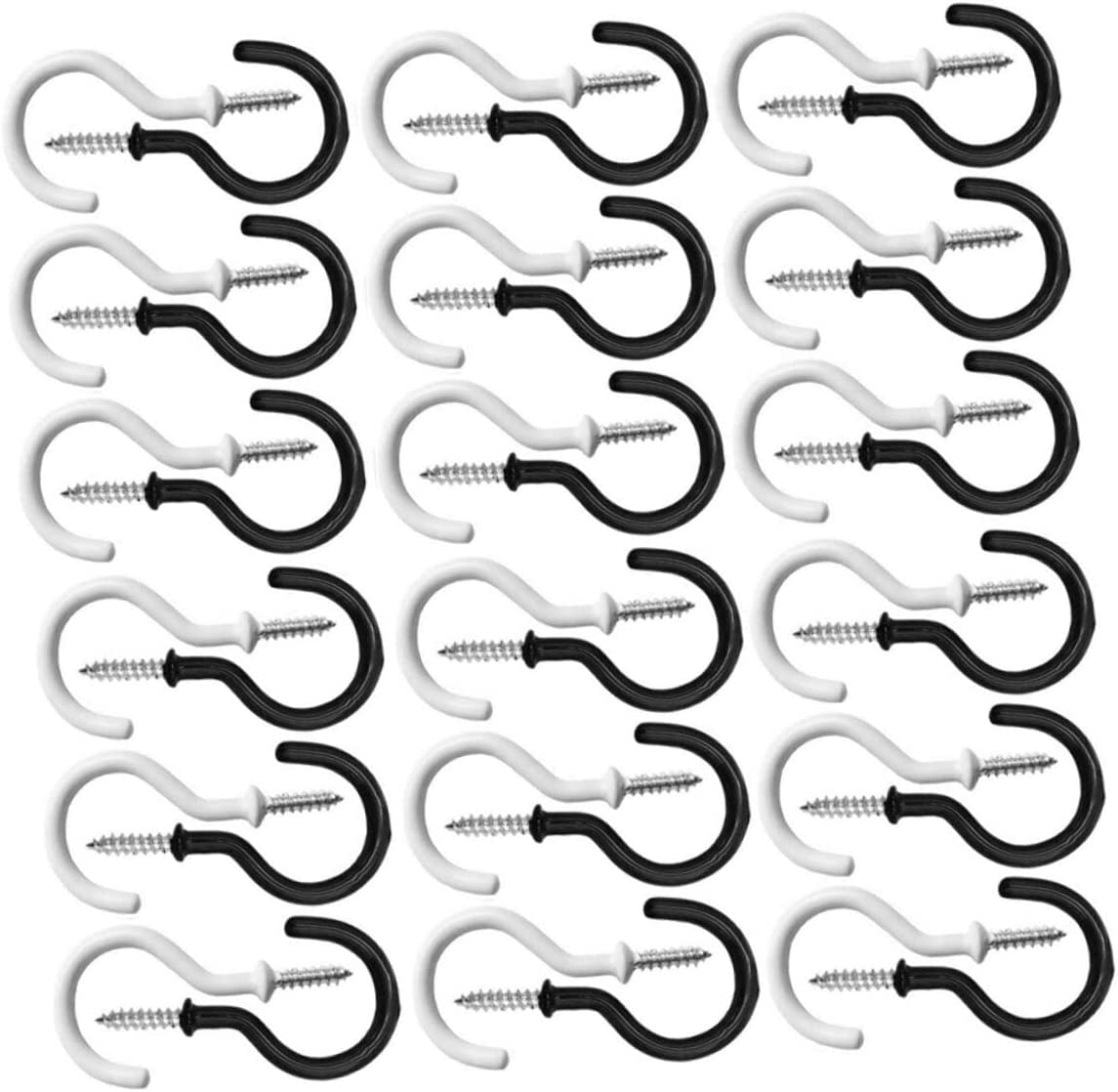36pcs Question Mark Hook Closet Hooks for Wall Coffee Mug Hooks Ceiling