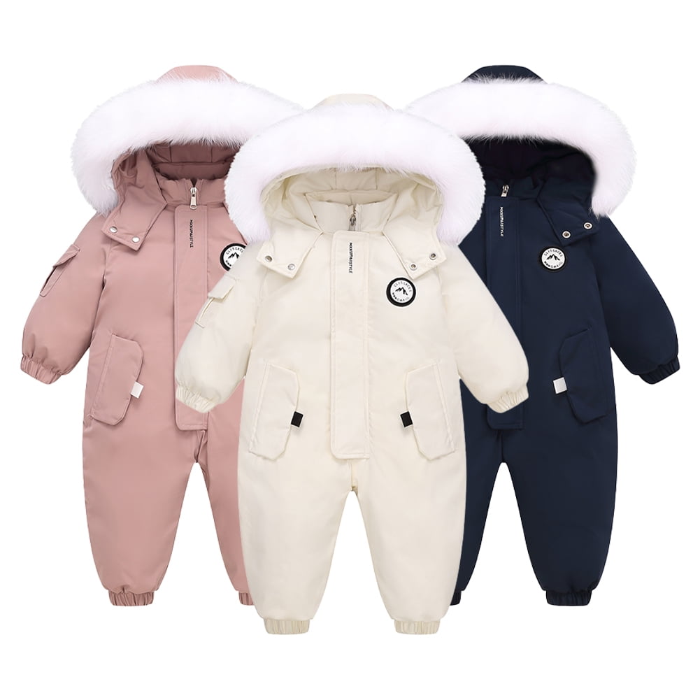 Kyuaiguo 2-6Y Boys Girls Winter down Romper Coats for