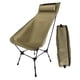 thumbnail image 3 of Silla de camping plegable, accesorios, muebles, silla de viaje portátil, silla lunar Verde, 3 of 9