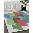 thumbnail image 3 of Ahgly Company Machine Washable Indoor Square Transitional Ash Gray Area Rugs, 7' Square, 3 of 7