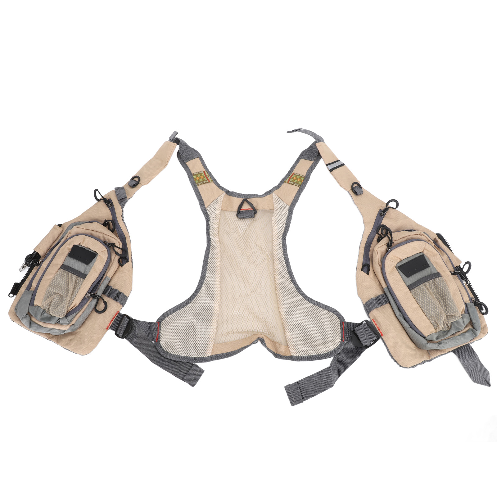 Gilet de sauvetage Gris La taille moyenne-FX Mesh Gilet de pêche à la mouche, équipement de