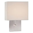 thumbnail image 2 of George Kovacs P470-084 8W LED Wall Sconce Light in Brushed Nickel 7.75", 2 of 2