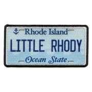 Rhode Island License Plate Patch Little Rhody State Sublimated Iron On