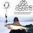 thumbnail image 2 of Outdoor Fishing Stainless Steel Fishhook Connector, Nine Sizes Available, 2 of 10