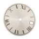 thumbnail image 1 of Esfera de reloj de 28,5 mm Yuyangstore Argenta blanca diseño vintage con calendario, 1 of 8
