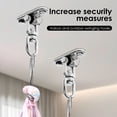 thumbnail image 5 of AEVXKHI 2 Pack Ceiling Swing Mount, Stainless Steel 360° Swing Hangers, Free Swivel Swing Hooks for Yoga Swing, Indoor Outdoor Swing Set, Porch Swing Hanger Hook, 5 of 10