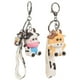 thumbnail image 2 of 2 uds llavero de vaca llaveros de animales de dibujos animados bolsa colgante decoración regalo de pareja, 2 of 5