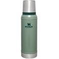 thumbnail image 1 of Botella con aislamiento al vacío Stanley Classic 1.0 L Hammertone Green, 1 of 3