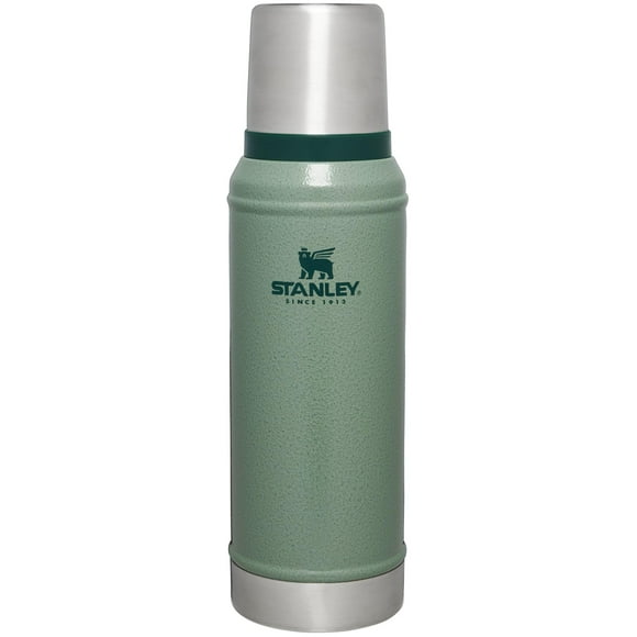 Botella con aislamiento al vacío Stanley Classic 1.0 L Hammertone Green
