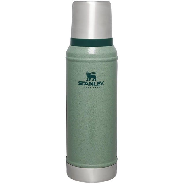 Botella con aislamiento al vacío Stanley Classic 1.0 L Hammertone Green