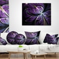 thumbnail image 4 of Designart 12" x 20" Purple Polyester Throw Pillow, 4 of 5
