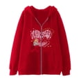 thumbnail image 5 of Sudadera con capucha estilo oscuro hip hop gótico Harajuku Y2k con cremallera para hombres y mujeres chaqueta Harajuku sudadera, 5 of 5