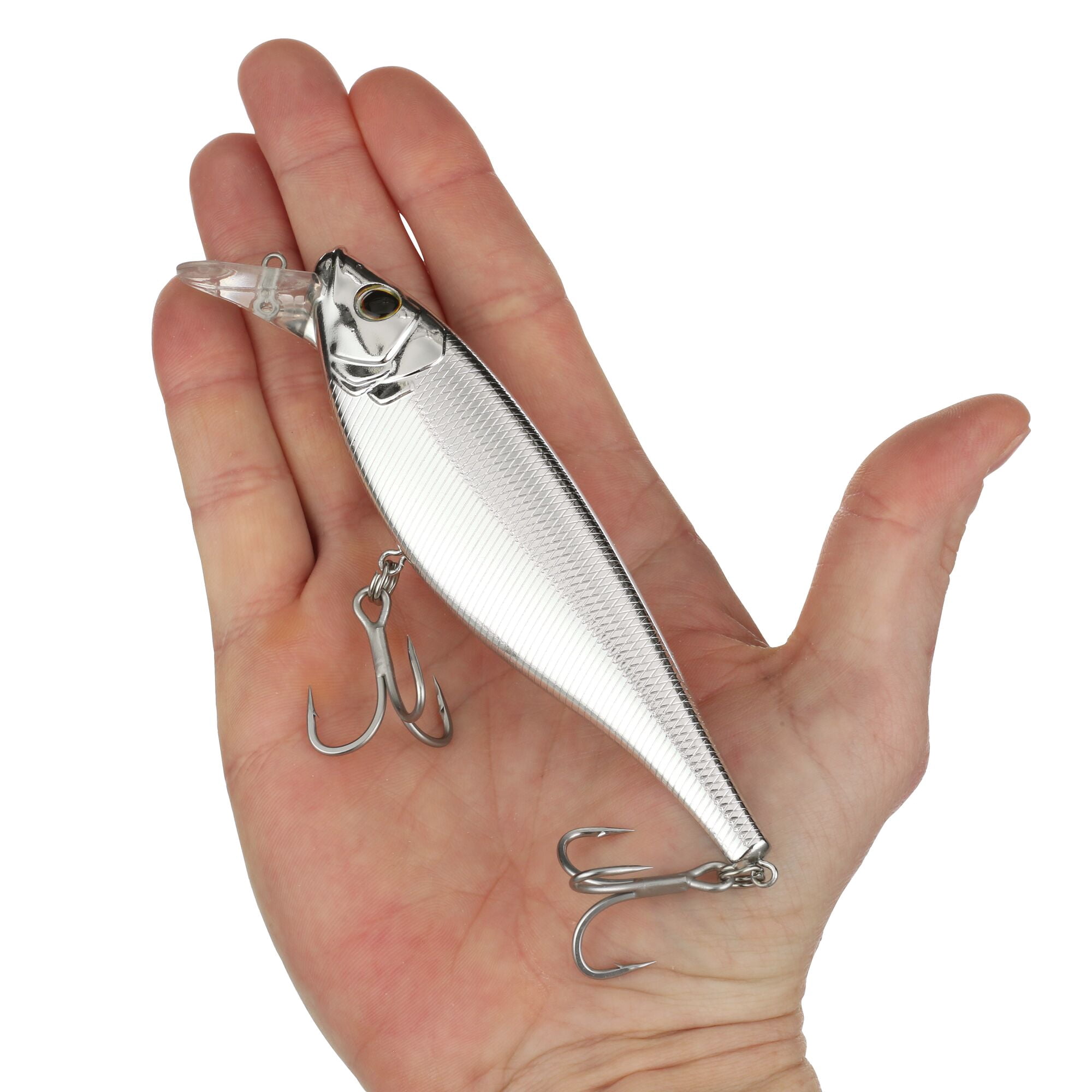 Berkley Juke Saltwater, 5 in, Crankbaits, Chrome (1 Count)