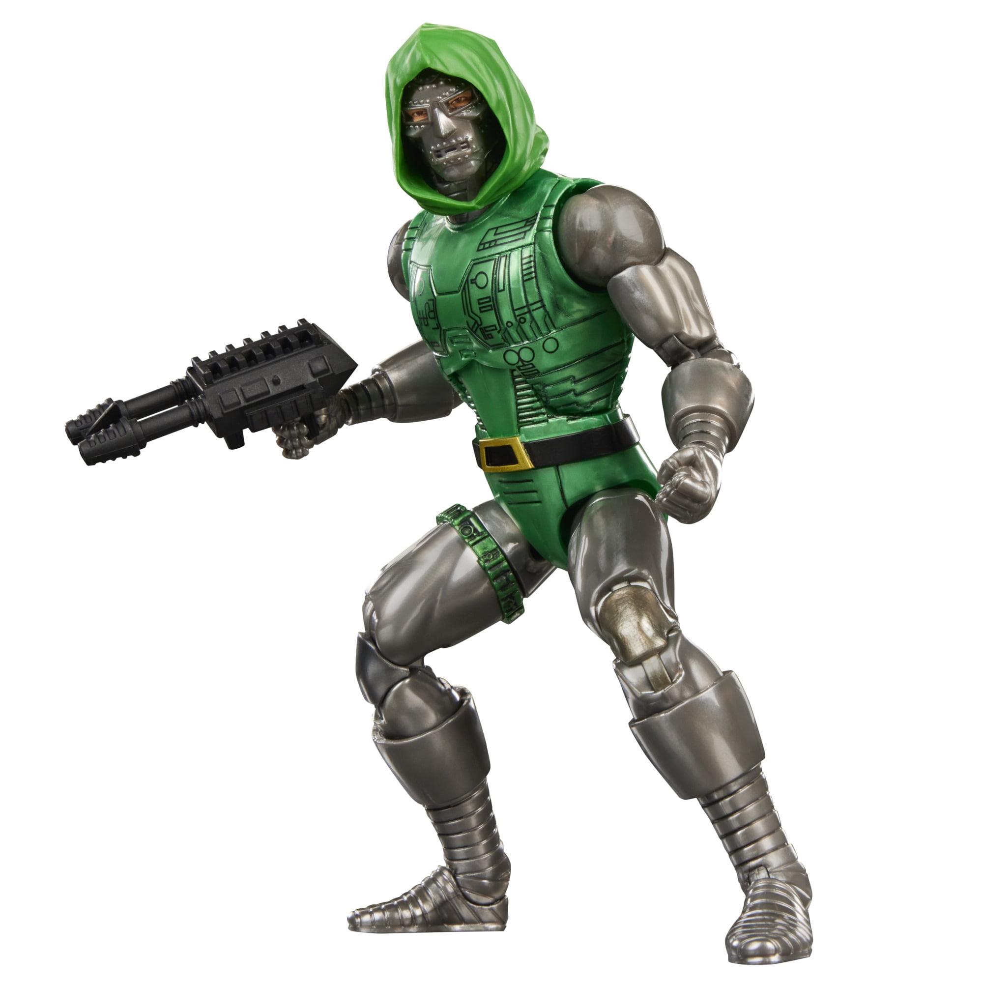 Marvel Legends Series Secret Wars Doctor Doom, Retro Fantastic Four Comics Collectible Action Figure (6”)
