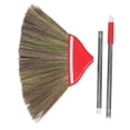 thumbnail image 6 of RENACLIPY Handmade Red Soft Grass Asian Broom for Indoor Wood Floor, Patio, and Household Sweeping Cleaning, 6 of 8