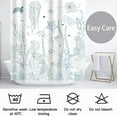 thumbnail image 6 of Rustic Nautical Shower Curtain,Lighthouse Sailing Beach Bathroom Shower Curtains,Navy Blue Coastal Bath Curtains Sets with 12 Hooks 72x72in,Waterproof Fabric, 6 of 6