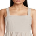 thumbnail image 4 of CHUANK Time & Tru Women‘s Tie Back Midi Dress, 4 of 5