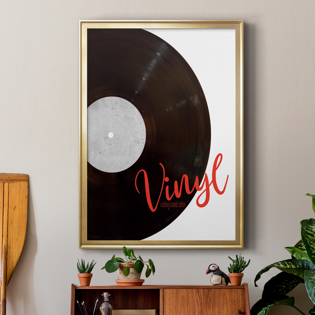 Vinyl Premium Framed Print - Ready to Hang