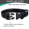 thumbnail image 4 of Reflective Nylon Dog Collars 2pcs,with Quick Release Buckle,Adjustable Safety Nylon Collars for Small Medium Large Dogs, 4 of 8