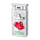 thumbnail image 2 of Induction Butane Lighter | Windproof Double Flame | Alloy Build | Transparent Visible Oil Window | Adjustable Flame | Multiple Ignition Modes | Green | 36x17.5x74mm | 1 Pack, 2 of 5