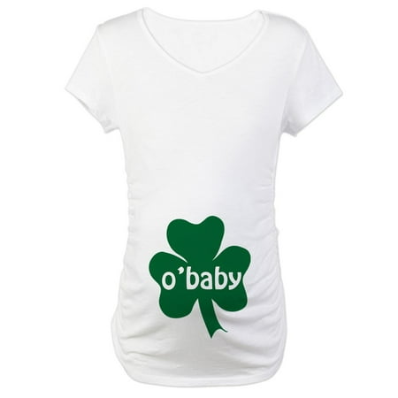 

Maternity O Baby Shamrock Green St. Patrick s Day T-Shirt