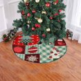 thumbnail image 2 of FMSHPON Christmas Patchwork Xmas Christmas Tree Skirt Stand Mat for Holiday Party Decoration Indoor Outdoor 36 inches, 2 of 3