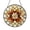 Acrylic 3.5 Inch, variant on Classic Floral Stained Glass Round Window Decor
