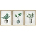 thumbnail image 5 of PixonSign Framed Wall Art Minimalist Botanical Vase Collection Posters, Set of 3 Green Potted Plants Illustrations Wall Decor, Adhesive Canvas Prints for Home Decor - 11"x14" Natural, 5 of 5