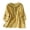 Yellow 02, variant on 3/4 Length Sleeve Womens Tops Bohemian Floral Embroidered Collar Blouse, Loose Puff 3/4 Sleeve Half Button‑Front A-line Top, Relaxed High‑Low Curved Hem Shirt Womens Tops