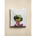 thumbnail image 3 of Pastell A Beautiful Woman Portrait. Sweatshirt Women -David Coleman Jr Designs, Female Large, 3 of 4
