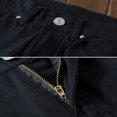 thumbnail image 3 of Men Ripped Biker Jeans Destroyed Frayed Pants Denim Pencil Trousers, 3 of 6