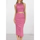 thumbnail image 2 of Conjunto Coordinado PRETTYGARDEN Top de Tirantes Rosa y Falda Midi XL, 2 of 8