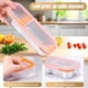thumbnail image 4 of 2 Recipientes Reutilizables de Acero Inoxidable para Refrigerios: Caja de Condimentos de 2 y 3 Compartimentos con Tapas para la Escuela y Viajes., 4 of 5