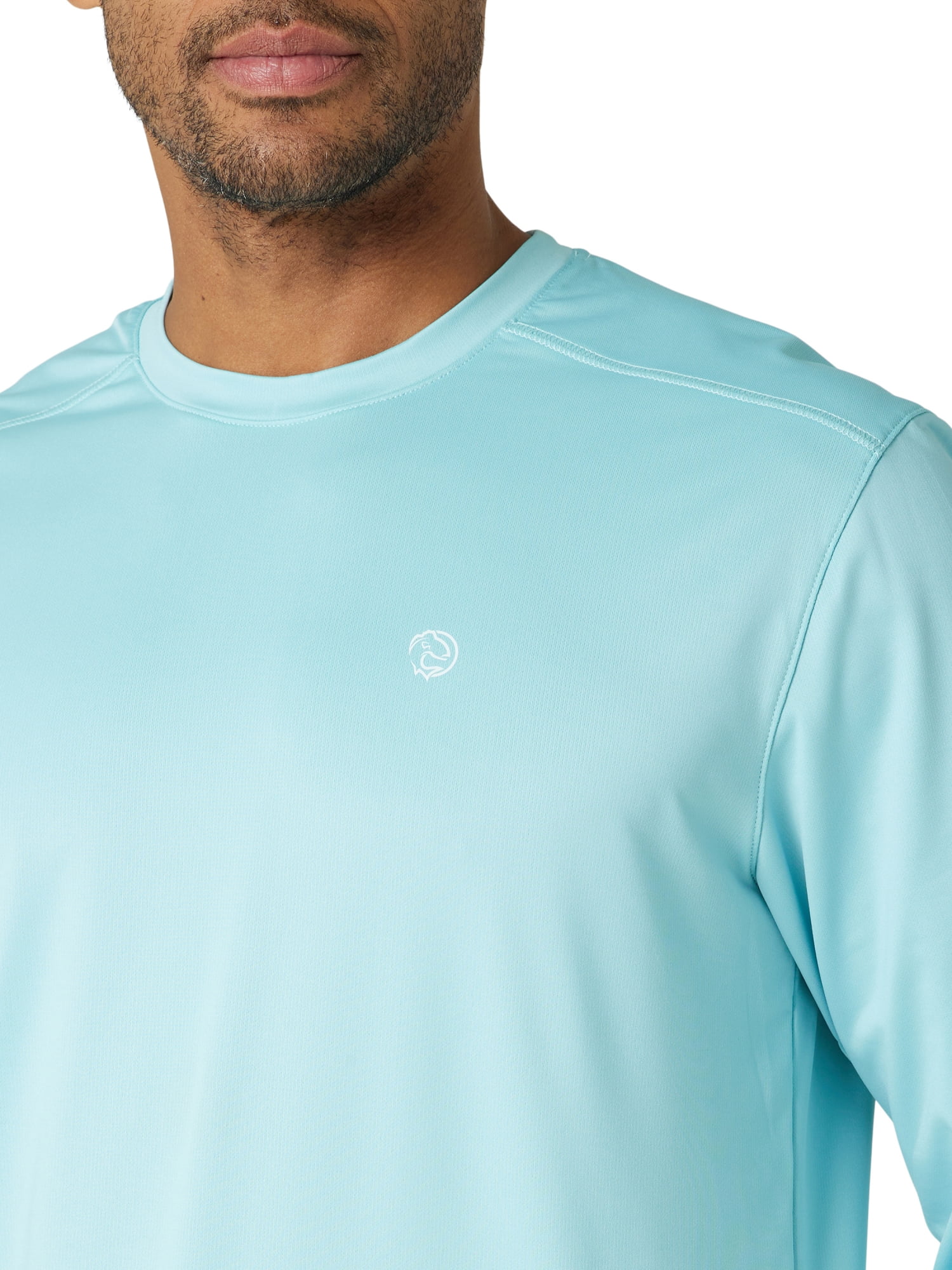 Wrangler Men's Long Sleeve Angler Performance Knit Shirt, Sizes S-5XL