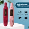 thumbnail image 3 of Amdohai Alimentations USB Mini Broyeur Électrique Portatif Outil de Perceuse Ongles Gelatum Retrait Perceuse Machine de Manucure Meulage Outil Rotatif Trousse pour Mouture Taille Polissage Gravure, 3 of 7