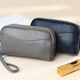 thumbnail image 3 of HAWEE Cellphone Wallet for Women Genuine Leather Clutch Purse Large Capacity Double Zipper Wristlet Wallet for Ladies, 3 of 9