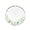 Green, variant on HOARBOEG 2026 Newlywed Wedding & Housewarming Keepsake Ornament, Sentimental Glass Hanging Decoration, Anniversary Commemorative Gift for Couples, Green, 3.9 Inch