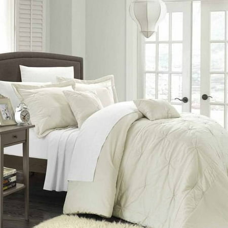 9 Piece Aramitta Floral Quilted Applique Comforter Set Walmart Com