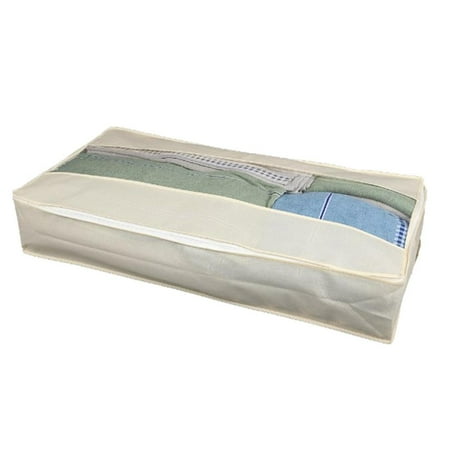 Christmas Gifts Clearance! Kezqiaxn Travel Organization  Underbed Storage Bag Foldable Organise Containers Bidirectional Zipper Storage Box for Clothing  Blankets Shoe Toys Bra