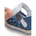 thumbnail image 4 of Gureui Infant Newborn Baby Girl Elegant Bow Anti-slip Crib Shoes Floral Ruffles Bowknot Shoes Cute Sneaker, 4 of 8